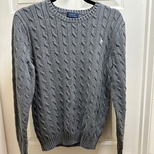 polo ralph lauren grey sweater